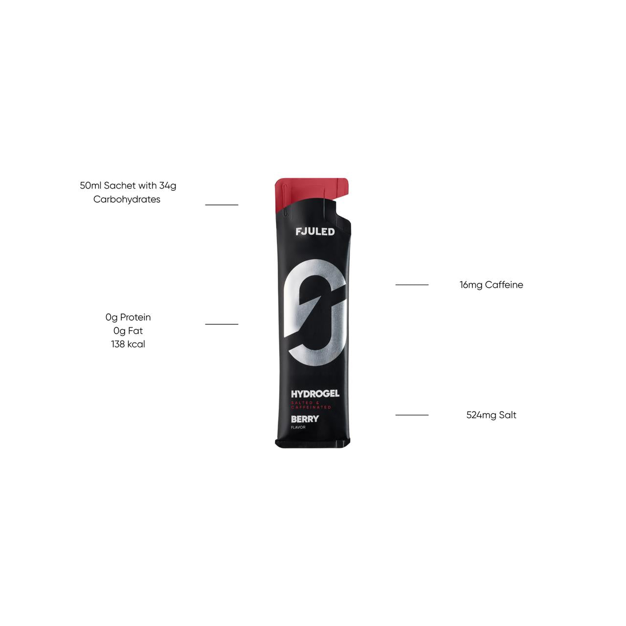 FJULED Performance Hydrogel Berry Box 12×50ML