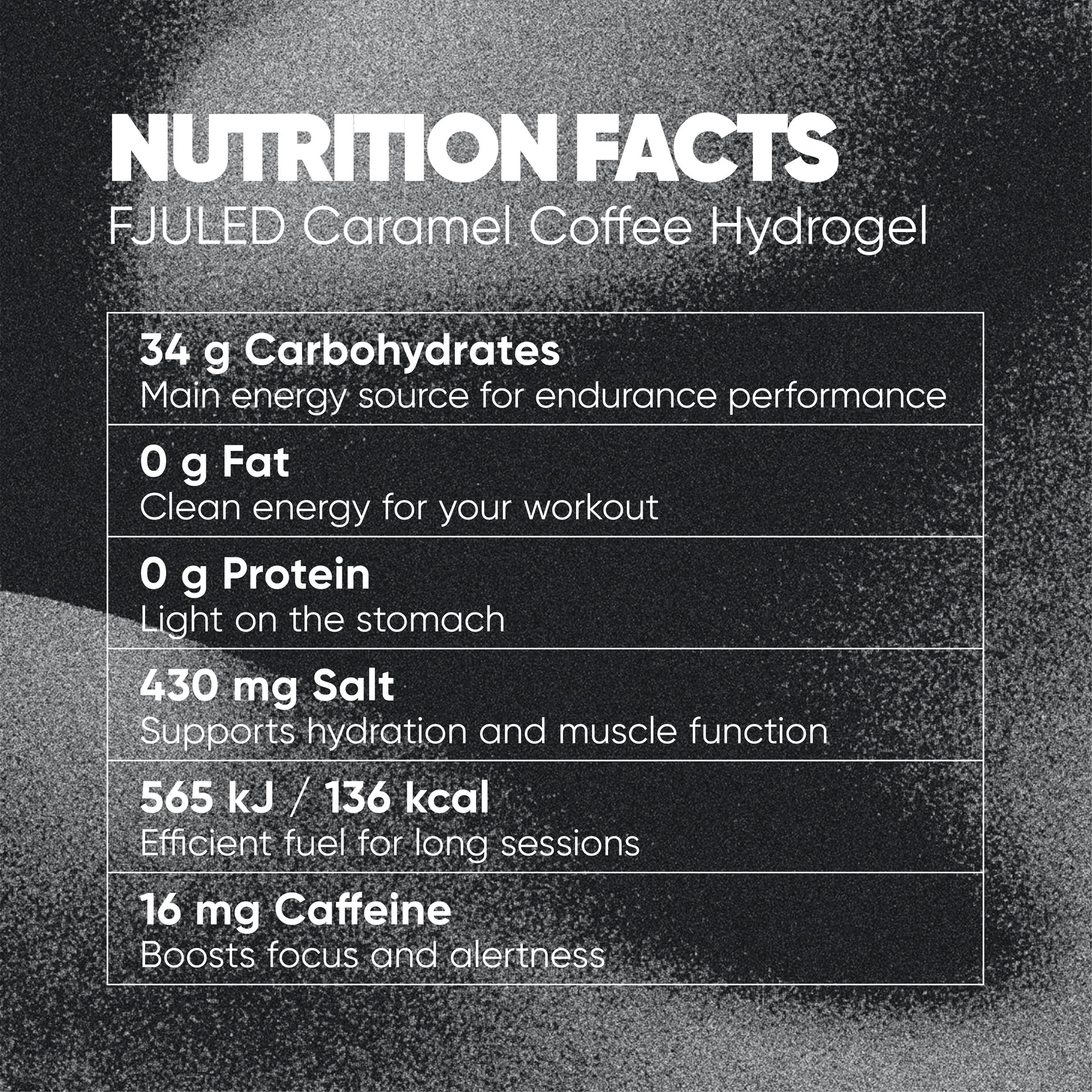 FJULED Hydrogel Caramel Coffee Box 12×50ML